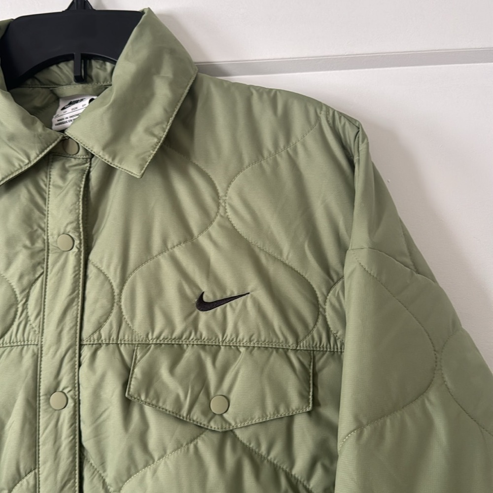 Nike Women's Sportswear Essentials Quilted Trench Coat NWT Size XS oversized - Picture 11 of 15